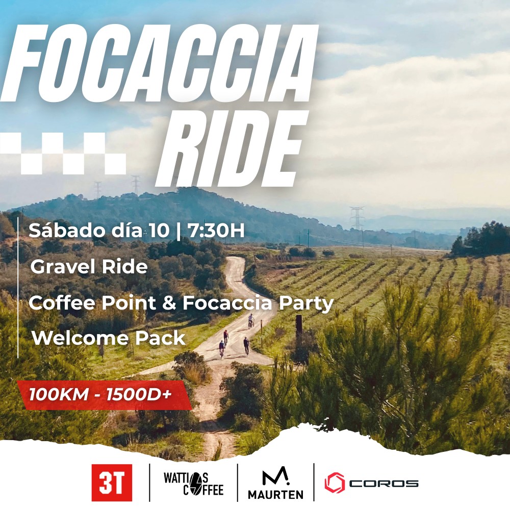 La foaccia Ride, 10 de mayo en terrabike, aquí tienes todos sus detalles